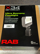 NEW RAB Lighting X34-100LSF/U-5000K LED Flood...