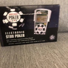 WSOP Stud Poker Handheld Portable Game Computer Excalibur Electronics 471-WSOP