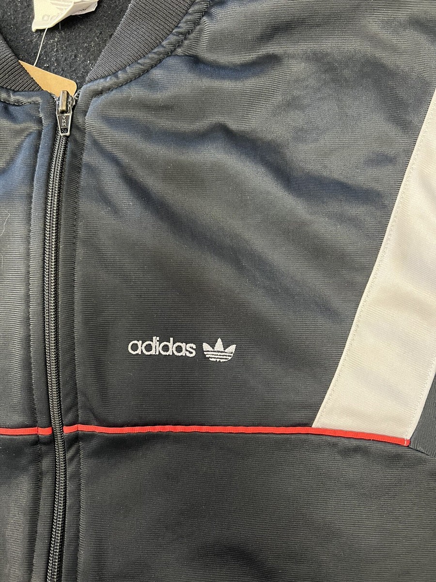 Vintage Adidas Trefoil Logo Full Zip Track Jacket Sz L 70s Vintage Adidas Trefoil Logo Full Zip Track Jacket Sz L 70s