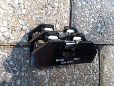 Buss Bussmann 2811 Fuse Holder 2 Pole 30A 600V with 20A AGU Fuses