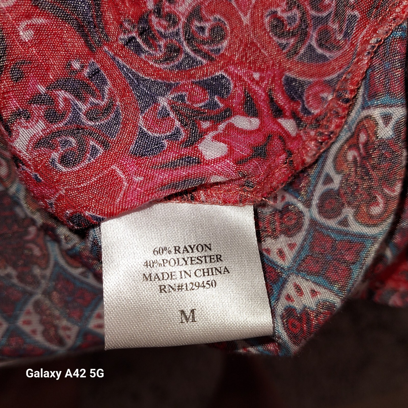 Fred David Blouse Medium - image 9