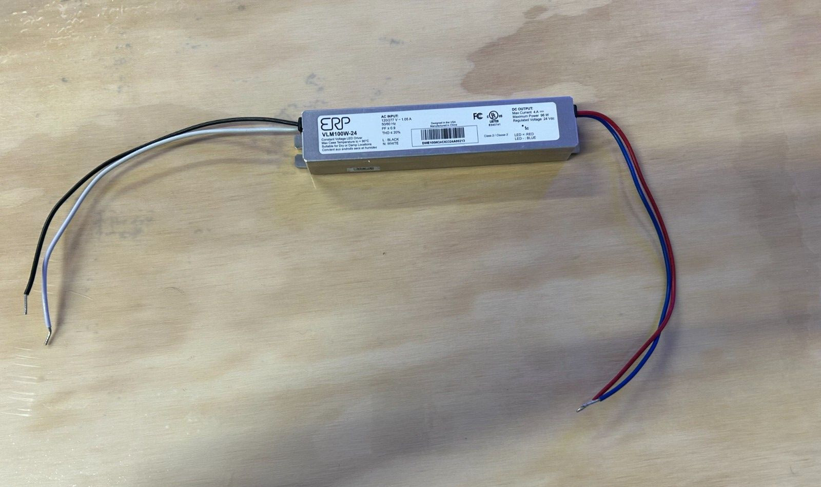 ERP LED Power Supplies 96W 24V 4A CV IP20 VLM100W-24