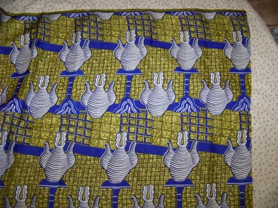 ビンテージファブリック Vintage Fabric - Guaranteed Real Wax Prints - D.NO:9926 - 5 Yds. +