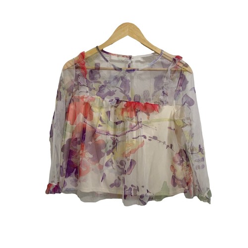 トップス mimi Womens Size XS X-Small Mimi Chica Summer Multi Color Sheer