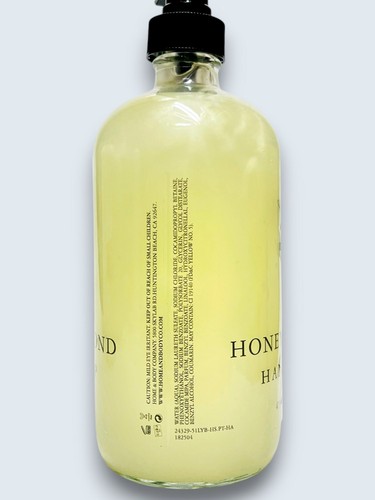 2 Home Body Co Lady Bee HONEY ALMOND Liquid Hand Soap Wash 16 oz - Picture 2 of 2