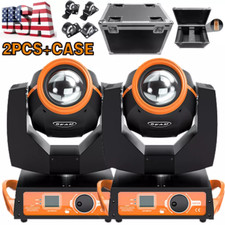 2X 7R 230W Moving Head Light RGBW Stage Lighting DMX Beam Disco DJ Party W/Case