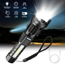 Rechargeable 9000000LM LED Flashlight Tactical Super Bright Torch LED Work Light