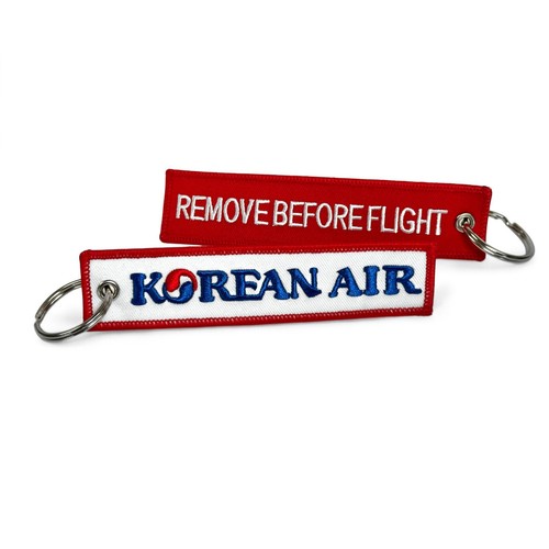 Korean Air RBF Crew Embroidered Keyring