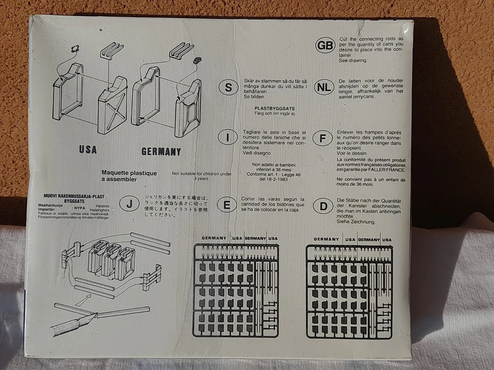ITALERI 1/35 'JERRYCANS' NUOVO SIGILLATO VEDI DESCRIZIONE - Immagine 2 di 2