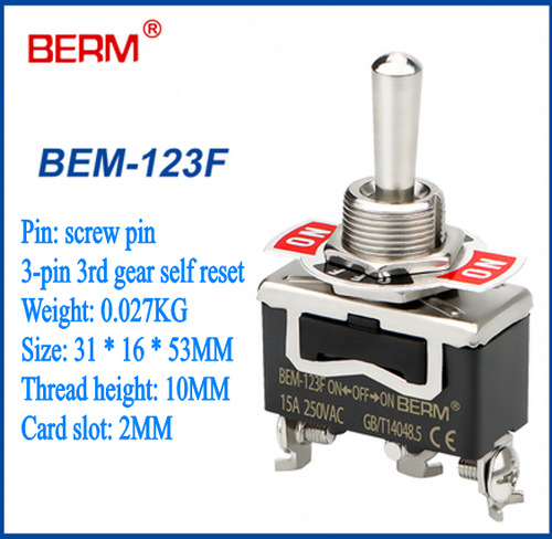 Toggle Switch ON/OFF Heavy Duty E-TEN 15A 250V 2 Terminal Car Boat Waterproof - Picture 19 of 29