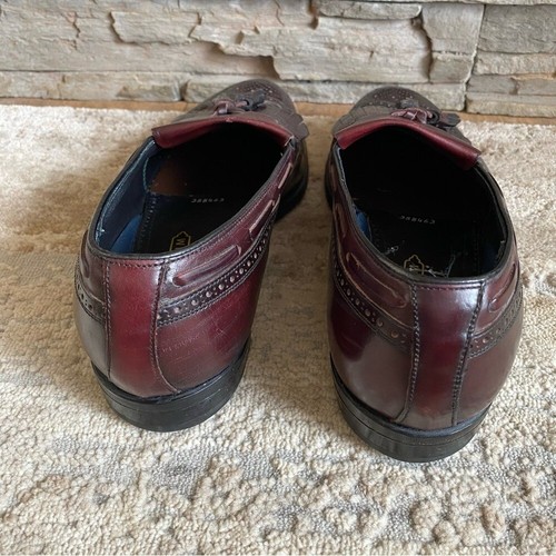 Florsheim Imperial Lexington Vintage Halbschuhe Flügelspitze Tasseled elegante Schuhe: 9D - Bild 5 von 10