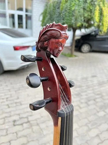 5 strings viola 18", higher ribs,carving woman scroll,rosewood Back#15978 - Picture 10 of 11
