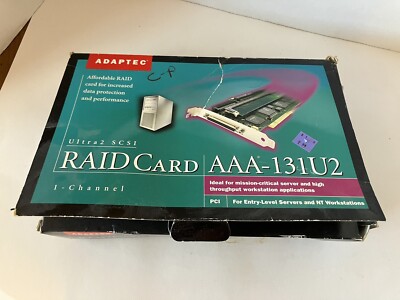 ADAPTEC AAA- 131U2  24-PORT 1GB CACHE 6GB/S SAS SATA PCIE 3 Raid Controller Card