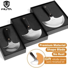 WUTA Professional Leather Knife Ultra Sharp Round Craft Skiving Cutting Tool DIY