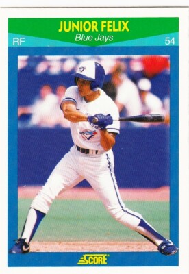 1990 (BLUE JAYS) Score Rising Stars #18 Junior Felix