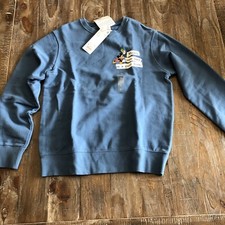 Uniqlo Blue Mickey Character Sweatshirt Kids Size 13 NWT