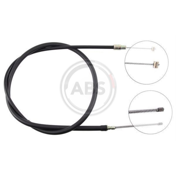 A.B.S. Handbremsseil Bremsseil Rechts Passend FüR Hyundai Sonata II Y-2 Y-3-image