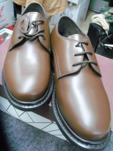 SHOE, BOOTMAKERS MILITARY DRESS, OXFORD 7000, WOMEN'S AGSU BROWN, SIZE: 8M
