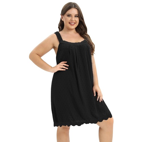 Plus Size Pajamas Lingerie Women Lace Suspender Sleepwear Nightgown Dress XL-4XL - Picture 5 of 15