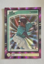 2024 Donruss Baseball Felnin Celesten Purple Rated Prospects /49