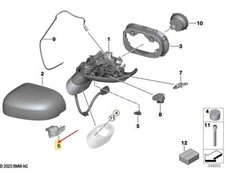 MINI COOPER J01 Türspiegel-Blinker vorne links 51165A780C4 NEU ORIGINAL