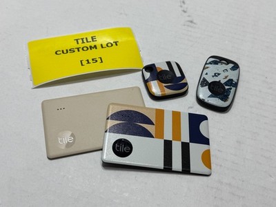 [4-PACK] TILE PRO / MATE / SLIM BLUETOOTH TRACKER ITEM FINDER - CUSTOM LOT [15]