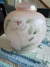 Fenton glass messenger exclusive signed by Michael Fenton. Hand painted  2002