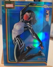 2026 Topps Chrome Marvel Comics Silk Blue Refractor 105/150 #156 SUPER RARE!