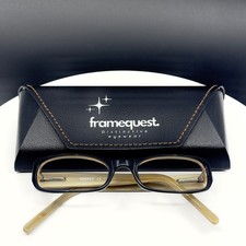 VTG DKNY DY 4517 3113 Womens Black Tan Rectangle Full Rim Eyeglasses FRAMES ONLY