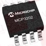 MICROCHIP TECHNOLOGY INC MCP3202-CI/SN / MCP3202CISN (BRAND NEW)