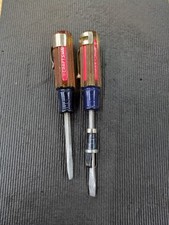 Vintage Craftsman Super Tuff Small 1/8&rdquo; Standard +Holder Screwdriver
