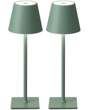 2 Pack Cordless Table Lamp,Portable LED Desk Lamp, 4000mAh Battery Operated, ...