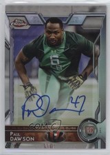 2015 Topps Chrome Rookies Refractor Auto 24/150 Paul Dawson #175 Auto 0af