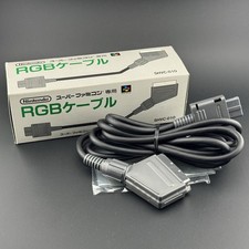 Nintendo Super Famicom SFC OEM RGB Cable In B...