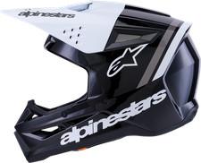 Alpinestars 8300826-1546-M SM3 Radium Helmet Black/White/Grey Glossy Medium