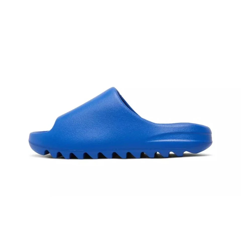 Nuevo Adidas Yeezy Slide Azure ID4133 Unisex Zapatilla Sandalia Tallas 4-13 Sin Caja Foto 4 de 4