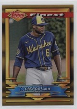 2021 Topps Finest Flashbacks Gold Refractor 9/50 Lorenzo Cain #17 04kk