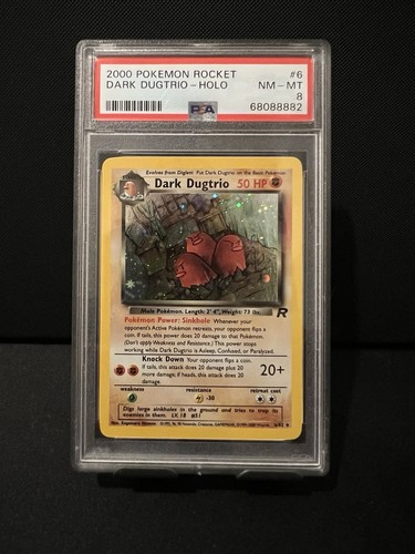 Dark Dugtrio (Unlimited) graded PSA 8 for sale on eBay