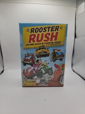 2016 Mayday Games ROOSTER RUSH Ages 7+ 3-6 Players SEALED Kickstarter Card Game