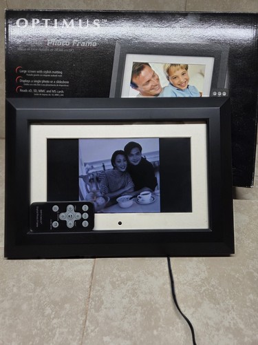 Optimus 9” 16-665 16MB Digital Photo Frame w/ Remote Control & Power Cord - Picture 12 of 12