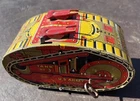 Marx Tin Litho Tank No. 3 Wind Up US Army Toy Motor Works United  Rare Condition