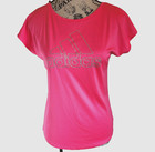 ADIDAS fuchsia shirt- size XL (14-16) — photo 1