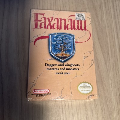 Faxanadu Nintendo NES - REV A - Sealed - Selten - Fast Post