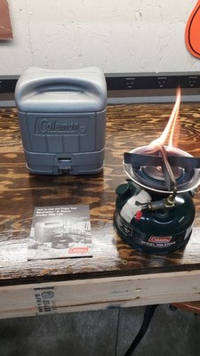 1991 Coleman Single Burner Stove Model 508A With Case for sale
