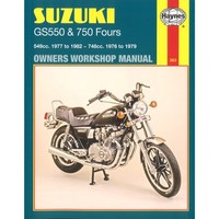 Suzuki Motorrad GS550 750 Fours (1976-1982) Reparaturanleitung Haynes