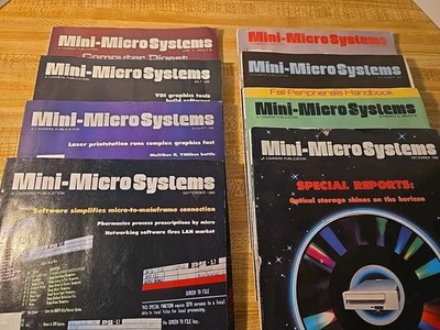 Mini-Micro Systems magazine  1985 Lot Of 8