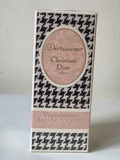 VINTAGE Diorissimo Christian Dior 30ml EDT Spray - SEALED Houndstooth Box 1970s