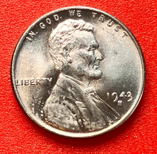 1943-S Lincoln Wheat Cent Penny GEM BU From an Original Bank Roll
