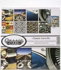 Reminisce Collection Kit 12"X12"-Classic Cars - CLC200