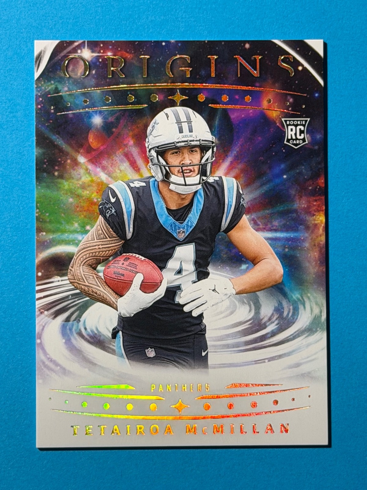 2025 Panini Origins Tetairoa McMillan #116 Panthers (RC) Rookie Card